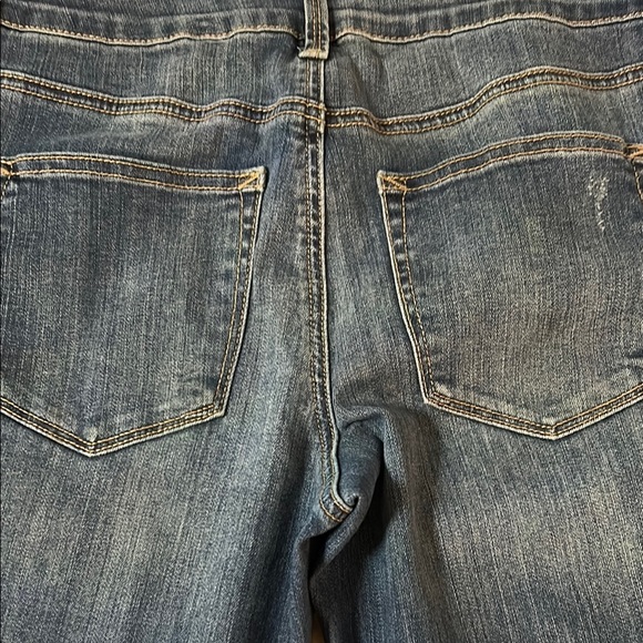 Maurices Blue Skinny Jeans with Lived-In Look - Picture 7 of 7